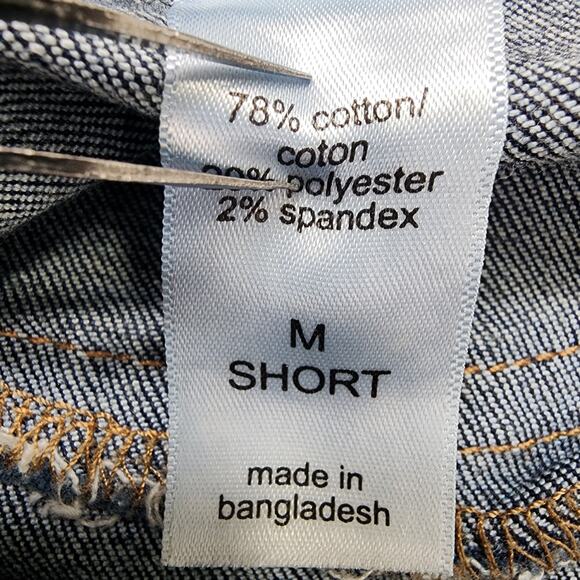 Maurices Jeans Womens M SHORT Blue Dark Wash Mid Rise Skinny Jegging Stretch - Picture 5 of 11